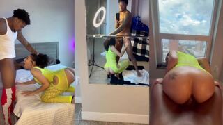 Petite Lightskin Big Black Cock Sex