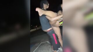 Fucking In Parking Lot - Free Ebony Porn Video