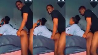 Cheating GF Takes Backshots While Talking To Boyfriend On Phone