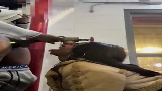 Detroit Slut Sucking in Public