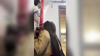 Detroit Slut Sucking in Public