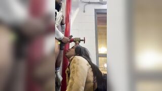 Detroit Slut Sucking in Public