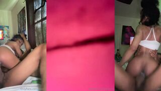 Wet Ebony Pussy Riding Big Dick