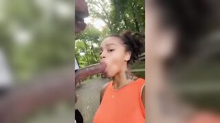 Ebony Teen Sucking Dick - Free Ebony Porn Video