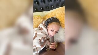 Sucking Huge Black Dick
